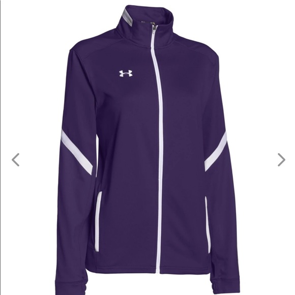 Under Armour Jackets & Blazers - Under Armour purple zip jacket NWT size Med